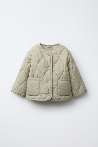 Zara Стеганая куртка WATER REPELLENT купить с доставкой.