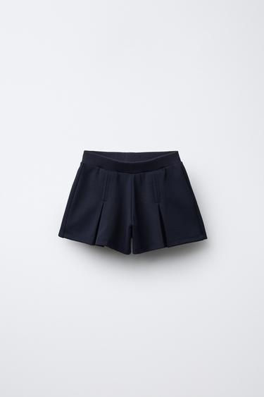 Zara Юбка-шорты со складками купить с доставкой.