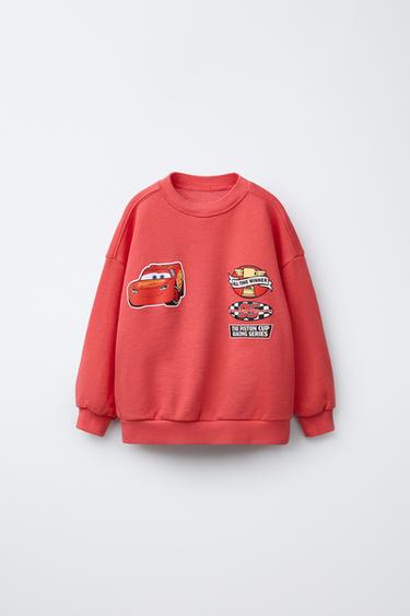 Zara Худи в полоску с принтом «молния» © купить с доставкой.