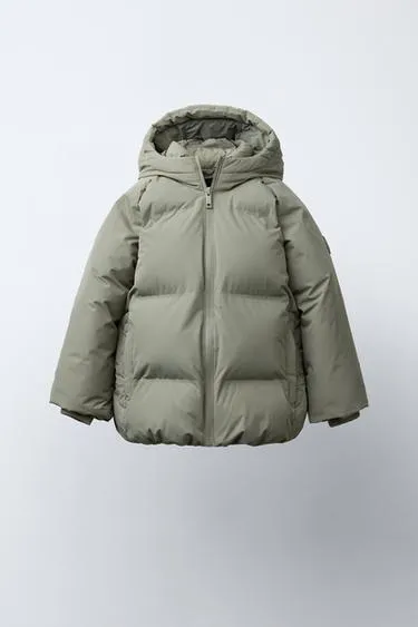 Стеганая куртка WATER REPELLENT с капюшоном