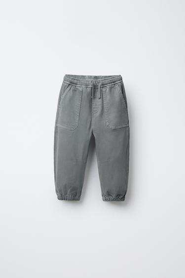 Zara Брюки-карго JOGGER из твила