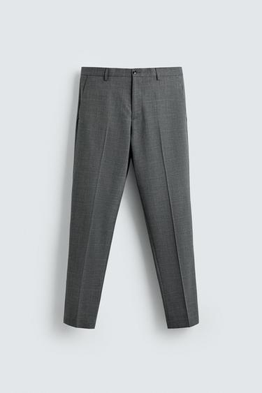 Zara Клетчатые костюмные брюки