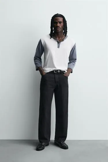 Легкие джинсы свободного кроя WIDE LEG