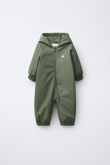 Zara Прорезиненный комбинезон WATER RESISTANT купить с доставкой.