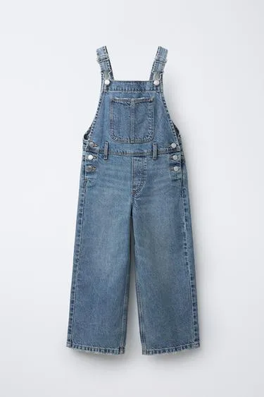 Джинсовый комбинезон WIDE LEG