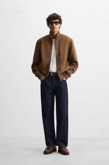 Zara Куртка под замшу купить с доставкой.