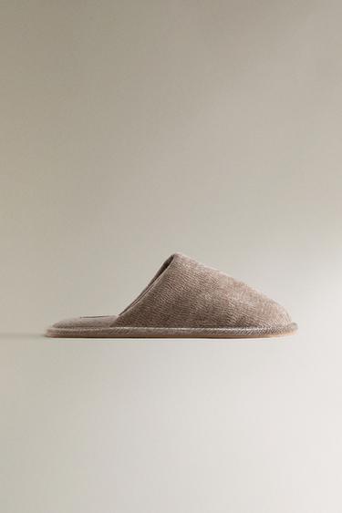 Zara Тапочки-мюли VELVET купить с доставкой.