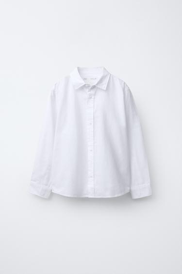 Zara Базовая рубашка оксфорд купить с доставкой.