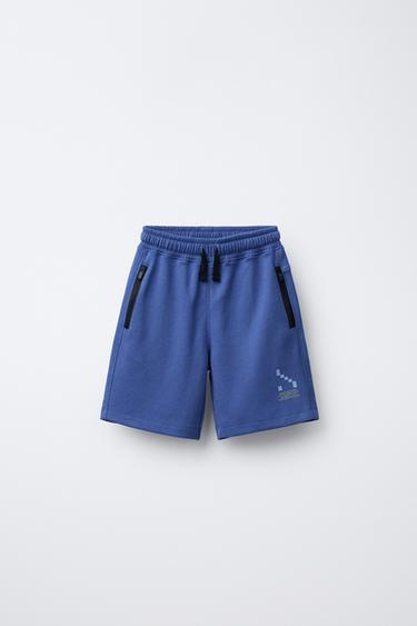 Zara Спортивные шорты-бермуды с карманами купить с доставкой.