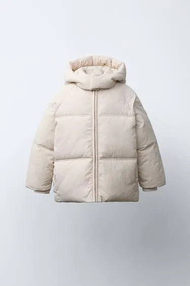 Стеганая куртка с капюшоном WATER REPELLENT