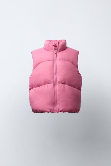 Zara Стеганый жилет WATER REPELLENT купить с доставкой.
