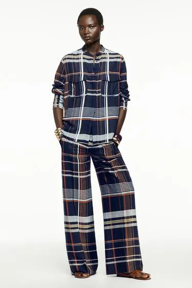 Брюки в клетку — ZW COLLECTION