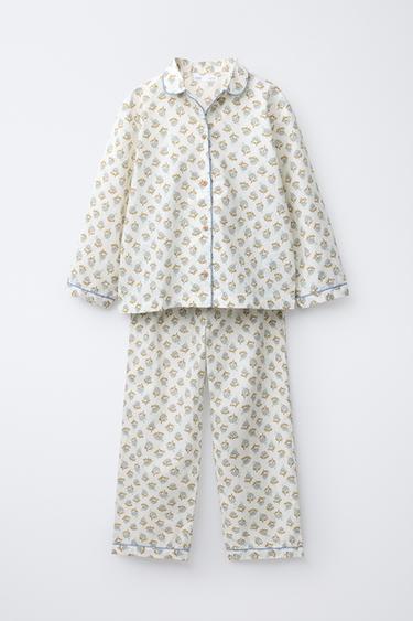 Zara 6-14 лет/пижама: рубашка и брюки с цветочным принтом купить с доставкой.