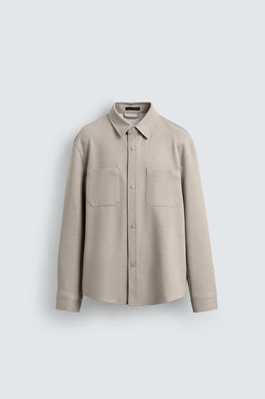 Zara Куртка-рубашка комфортной посадки купить с доставкой.