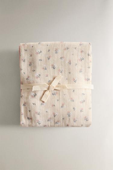 Zara Детские муслиновые пелёнки тюльпаны (набор из 3) купить с доставкой.