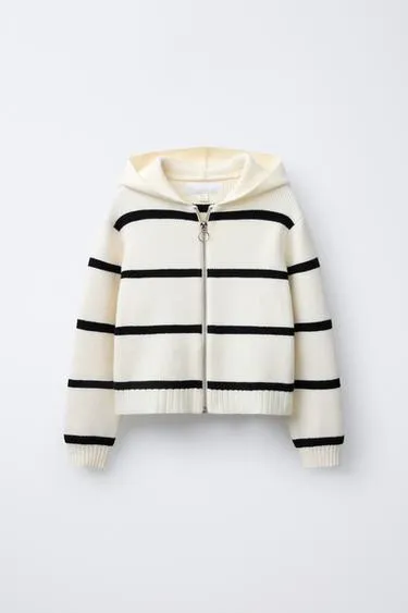 Кардиган с молнией ZARA