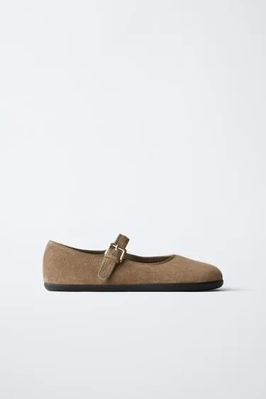 Кожаные балетки BAREFOOT