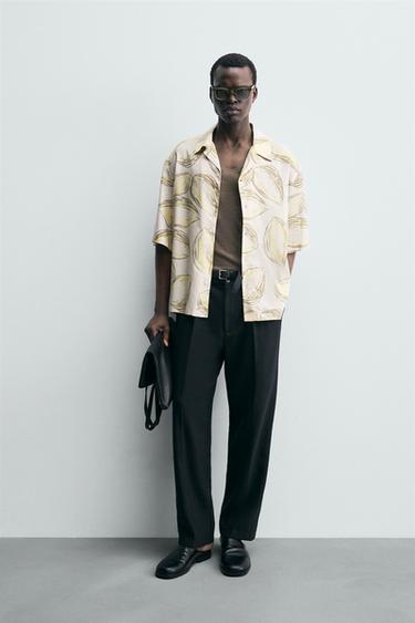 Zara Рубашка с принтом в виде фруктов