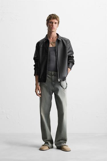 Zara Бомбер из искусственной кожи купить с доставкой.