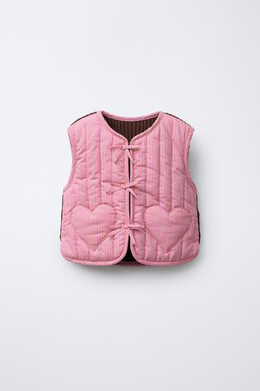 Zara Жилет в полоску