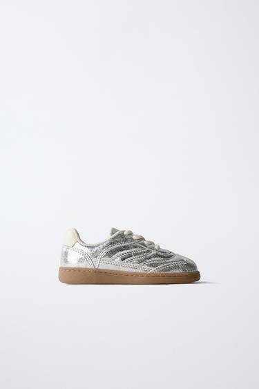 Zara Кроссовки с металлическим блеском