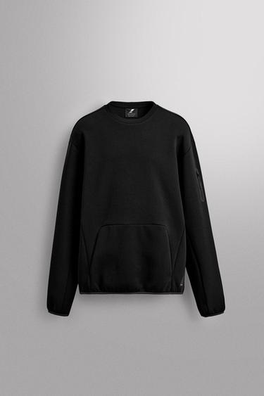 Zara Техническая толстовка с круглым вырезом купить с доставкой.