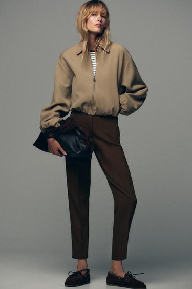 Zara Дутая куртка на молнии