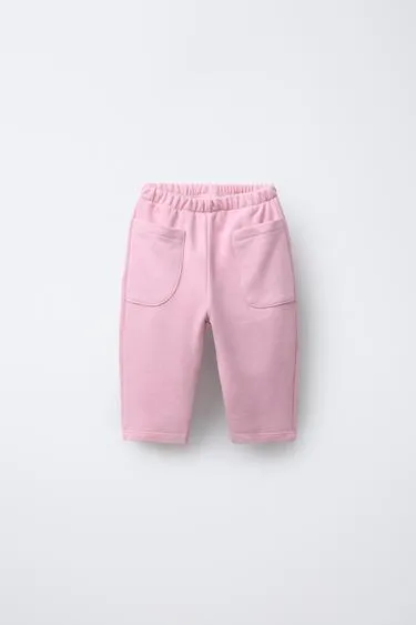 Брюки BAGGY из мягкой ткани с нашивкой
