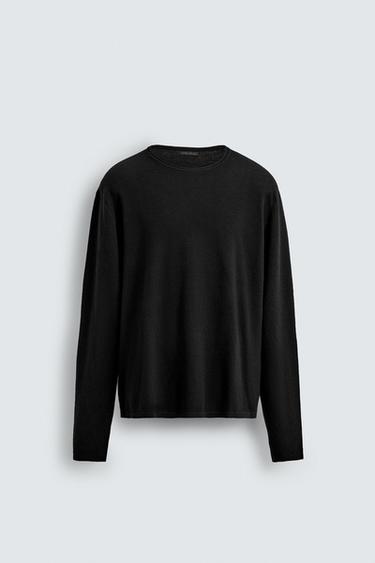 Zara Джемпер с эффектом стирки купить с доставкой.