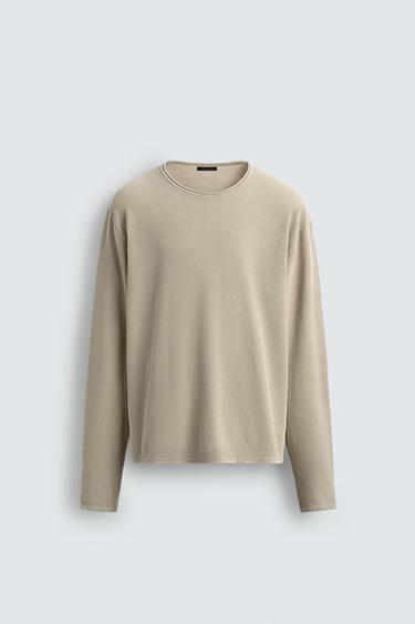 Zara Джемпер с эффектом стирки купить с доставкой.