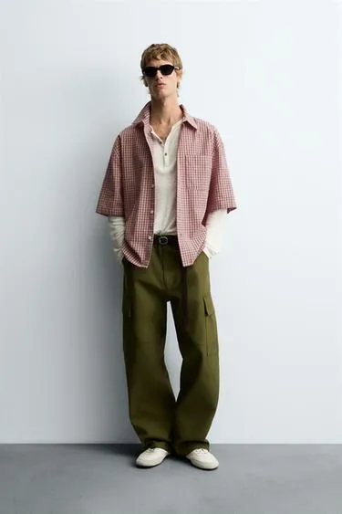 Рубашка RELAXED FIT в клетку