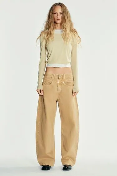 Джинсы TRF BAGGY с низкой посадкой