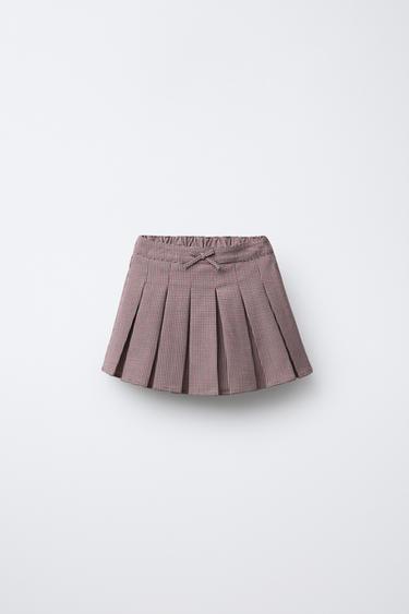 Zara Юбка-шорты в клетку