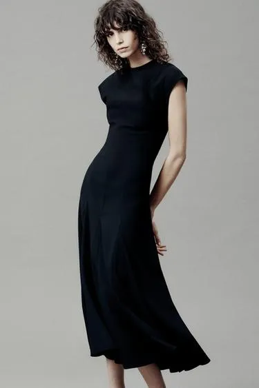 Длинное креповое платье — ZW COLLECTION
