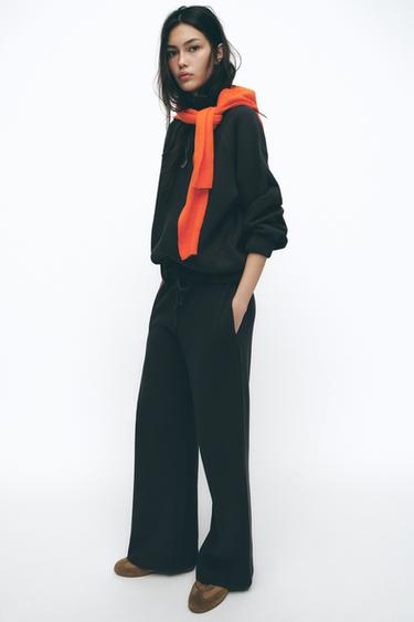 Zara Брюки прямого кроя из мягкой ткани