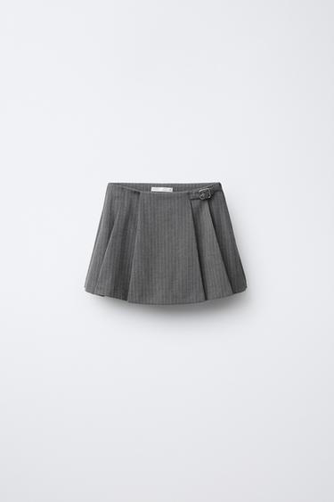 Zara Юбка-шорты в полоску купить с доставкой.