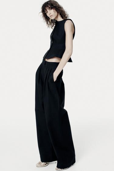Zara Приталенный жилет — ZW COLLECTION купить с доставкой.