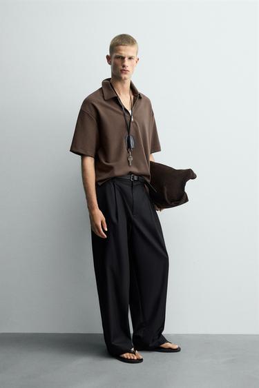 Zara Поло INTERLOCK с молнией