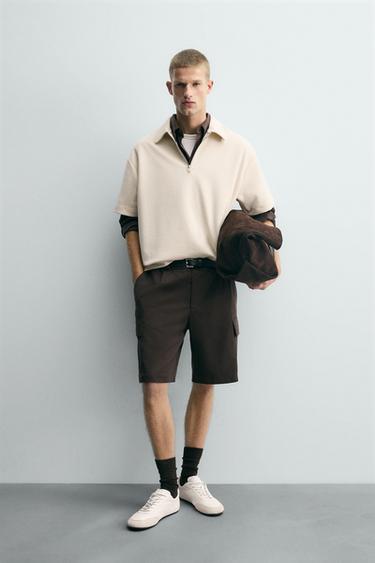 Zara Поло INTERLOCK с молнией