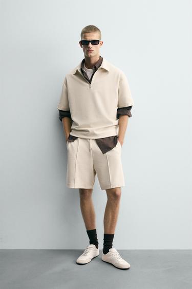 Zara Шорты INTERLOCK с этикеткой