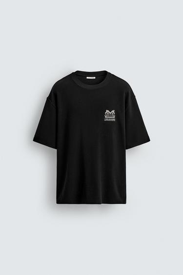 Zara Толстовка с контрастными принтами