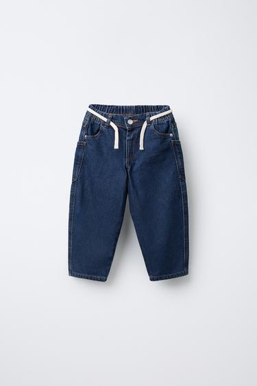Zara Джинсы BAGGY с ремнем купить с доставкой.