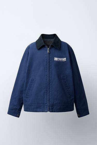 Zara Куртка с вышивкой купить с доставкой.