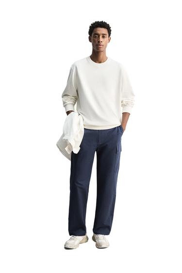 Zara Толстовка SOFT с круглым вырезом и эффектом потертости купить с доставкой.