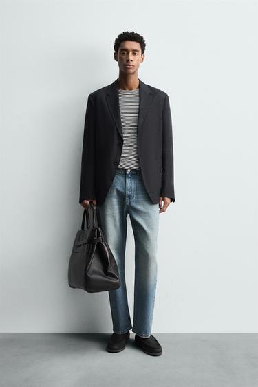 Zara Костюмный блейзер из 100% льна купить с доставкой.