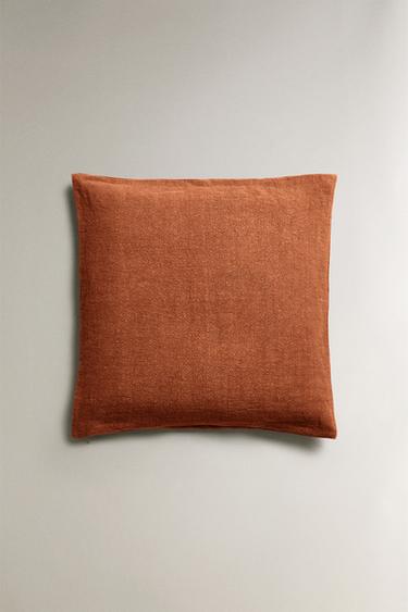 Zara Чехол для подушки из льна