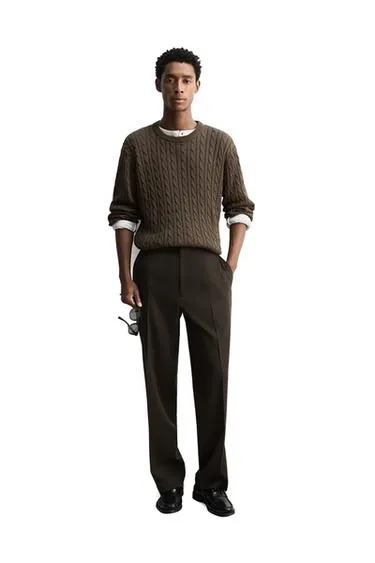 Брюки REGULAR FIT из 100% шерсти