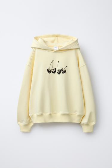 Zara Худи с принтом «вишни»