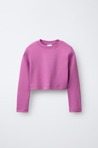 Zara Базовая укороченная футболка купить с доставкой.
