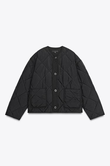 Zara Стеганая куртка купить с доставкой.